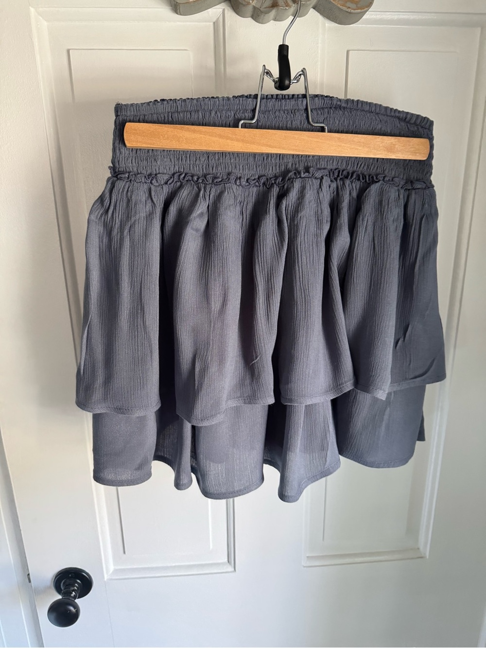 Hollister blue Layered Mini Skirt